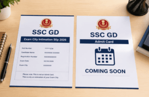 SSC GD City Intimation Slip 2026 Released: Check Exam City, Dates at ssc.gov.in