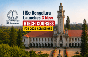 IISc Bengaluru Launches New BTech Courses for 2026 Admissions