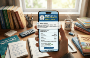 MBOSE SSLC Supplementary Result 2026 Declared at mbose.in